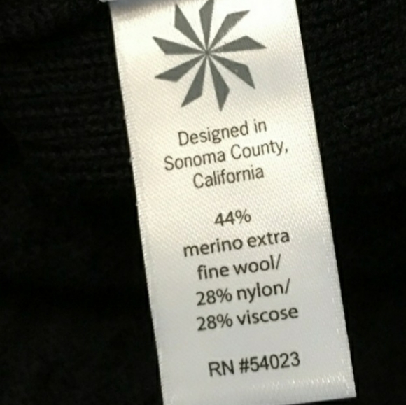 Athleta Sweater Black Honeycomb Sweater - Picture 3 of 5